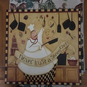 Chef Kitchen Wall Art